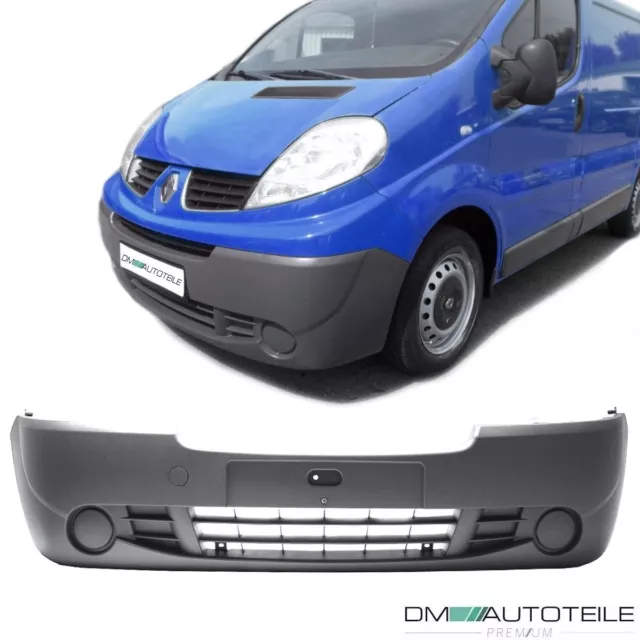 Renault Trafic II Nissan Primastar Stoßstange vorne rauh schwarz 06-14