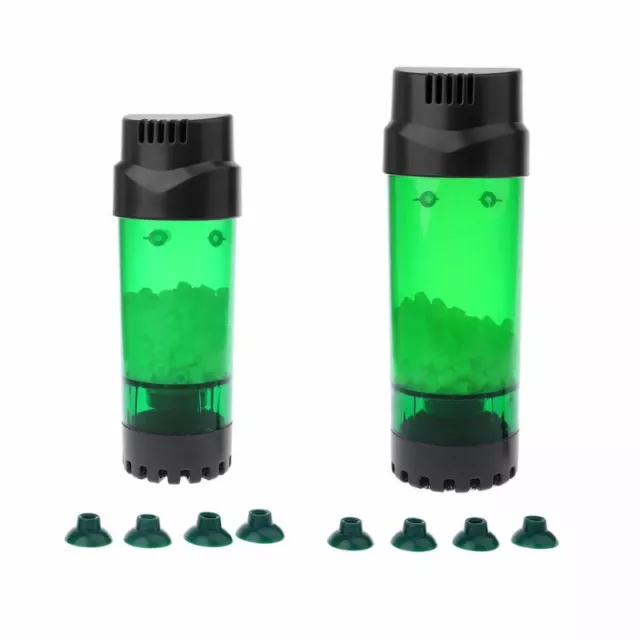 Aquarium Fluidized Moving Bed Filter Bubble Bio Media Filter Fish Tank Sponge