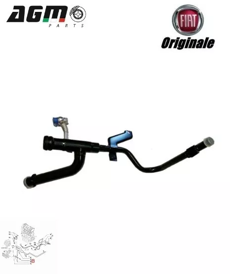 Tubo Pompa Acqua Originale Fiat Linea Grande Punto Bravo Mito Delta 1,4 55229070