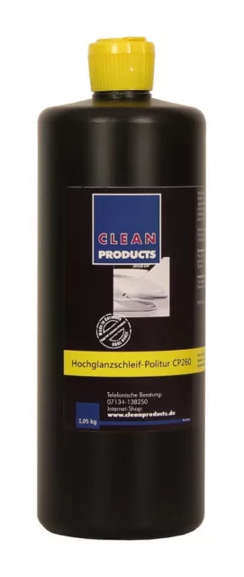 CLEANPRODUCTS POLITUR CP260 High-GLOSS & Soft-CUT 1,1 kg - Autopolitur Auto