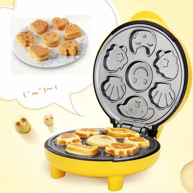 Waffle Maker Non-Stick Cake Baking Household Breakfast Automatic Heating 1000W