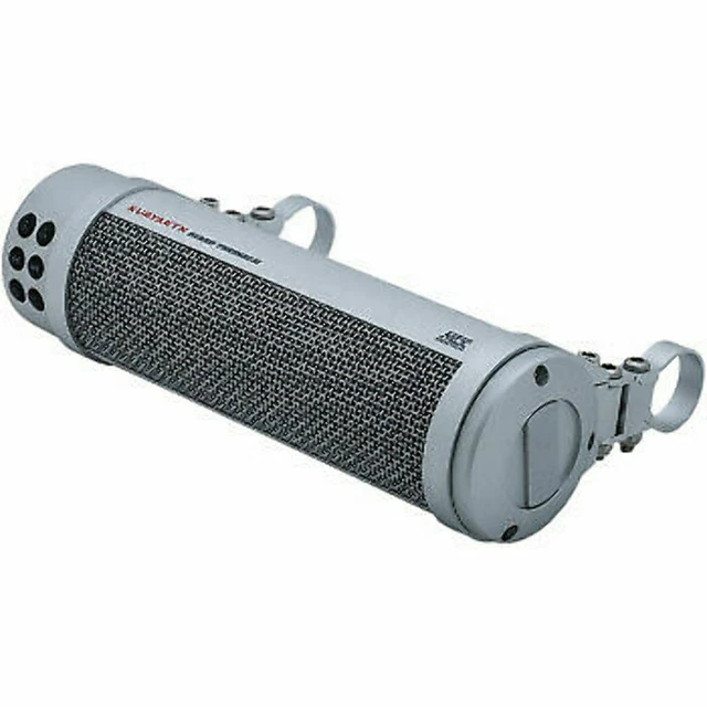 INSTOCK Kuryakyn 2719 Road Thunder SILVER 300w Handlebar Speaker SoundBar Harley