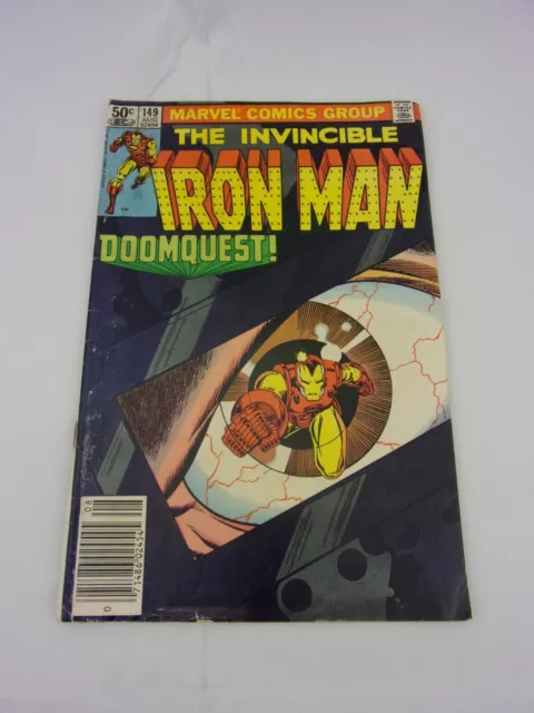 Marvel Comics The Invincible Iron Man #149 Doomquest! 1981 August
