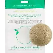 The Konjac Sponge Company 100 % natürliche Konjak Gemüsefaser mit grünem Ton -