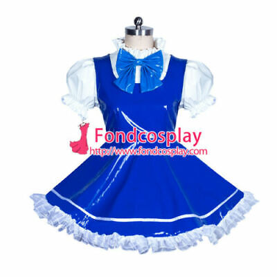 SEXY SISSY MAID Pvc Lockable Dress Uniform Cosplay Costume Tailor-made ...
