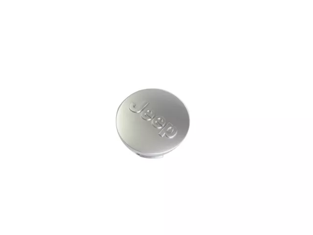 Genuine OEM Mopar Silver Wheel Center Cap for Jeep with 17" Aluminum Wheels