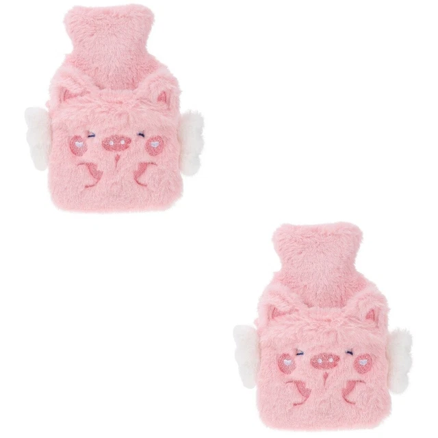 2 piezas bolsa de agua caliente hermosa botella de agua caliente dibujos animados calentador de mano oferta