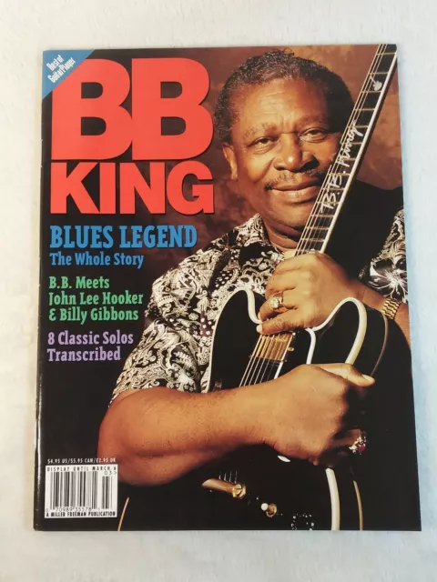 BB King Music Magazine 1995 Blues John Lee Hooker Billy Gibbons