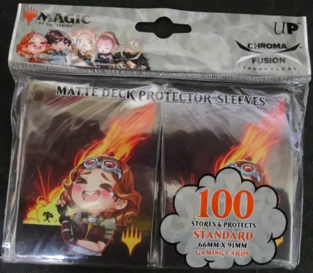 100 Ultra Pro MAGIC CHIBI CHANDRA V2 Standard Size Deck Protector Sleeves Pack