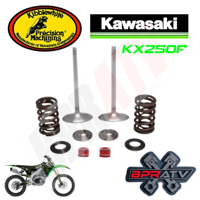 04-16 Kawasaki KX250F KX 250F Kibblewhite Head Intake Valves Springs Seals Kit