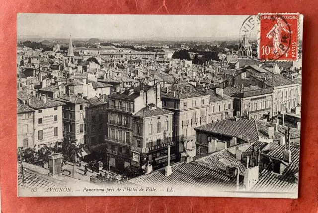 CPA 84 AVIGNON - Panorama Pris de L’Hôtel de Ville