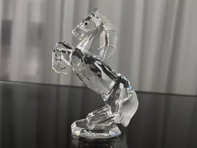 Swarovski Figurine 174958 Blanc Étalon 11 CM - État Irréprochable