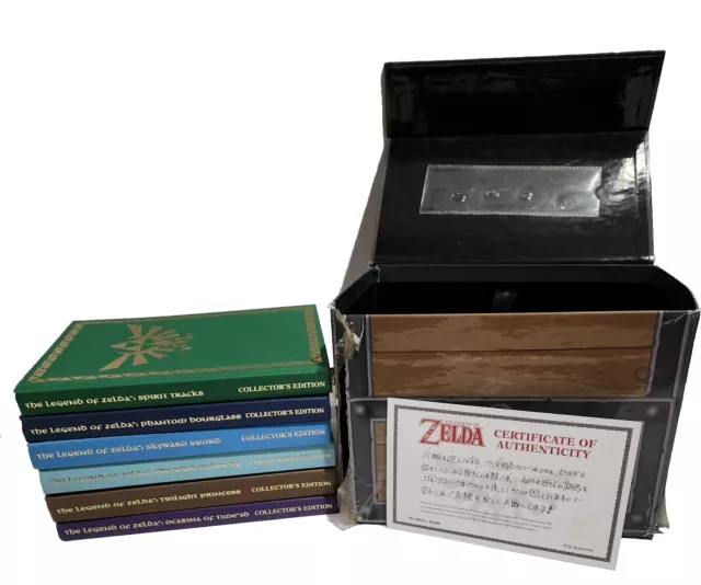 The Legend of Zelda Hardcover Prima Strategy Guide Collector's Treasure Chest