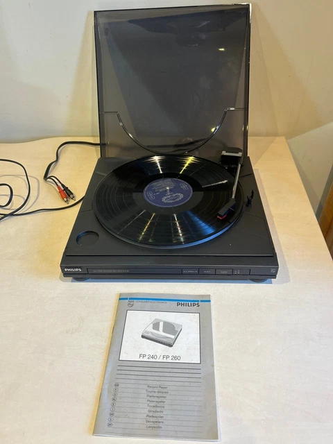 Philips 22GF113 Valise Gramophone Vintage Space Age - À Réviser / Pièces