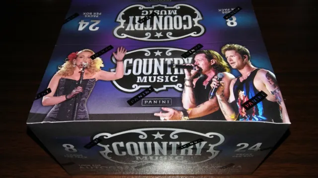 2014 Panini Country Music Factory Sealed Retail Box 24 packs 8 cards per