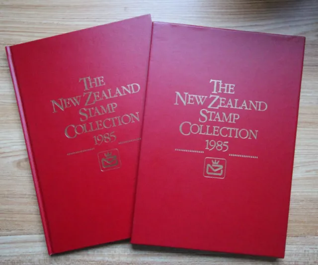 1985 New Zealand Stamp Year Book with Slipcase and all MNH Stamps.