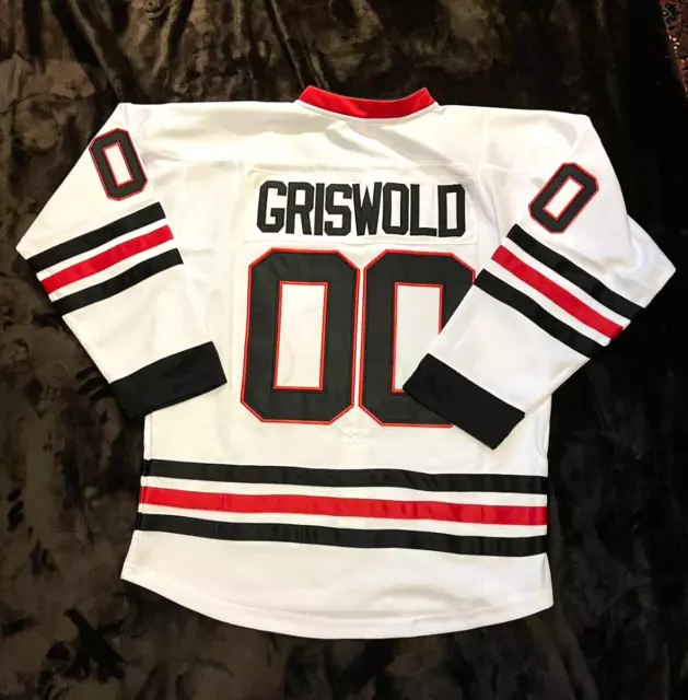 Clark Griswold #00 X-Mas Christrmas Vacation Movie Ice Hockey Jersey  Stitched