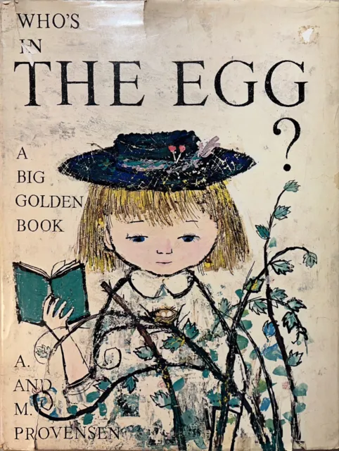 Who's in the Egg Alice & Martin Provensen Golden Press 1970 HC/DJ 1st Edition