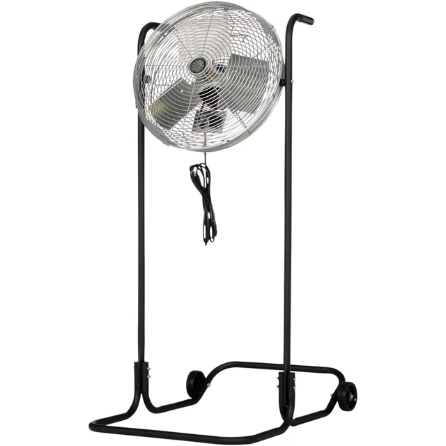 TPI Industrial High-Stand Workstation Floor Fan- 18in 1/8 HP 4,600 CFM