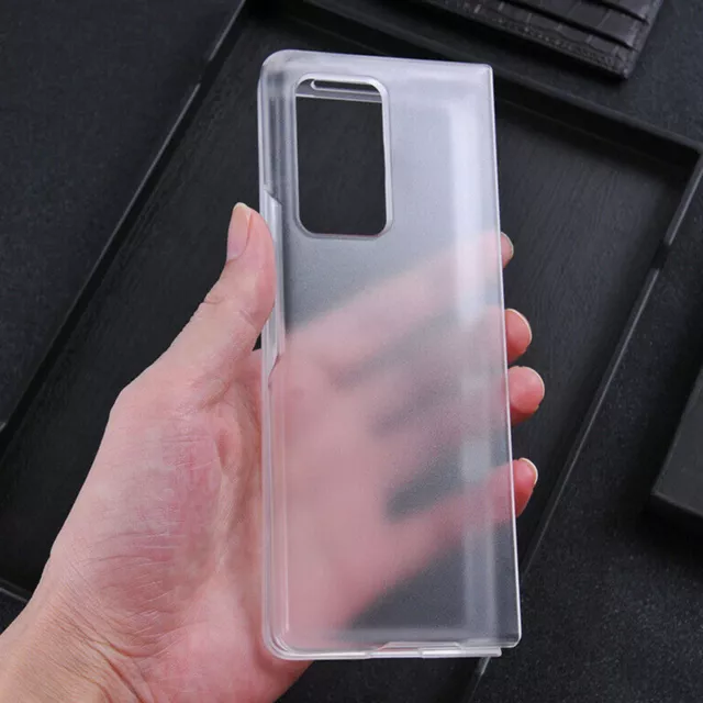 Pour Samsung Galaxy Z Fold 2 5G Antichoc Slim Hard PC Matte Clear Case