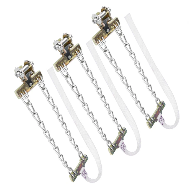 Cintura pneumatici da neve antiscivolo fango ghiaccio auto 3 pz 165-195 mm