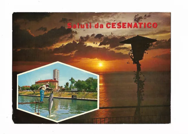 FORLI' CESENA (350) - Saluti da CESENATICO, Vedute - FG/Vg 1968