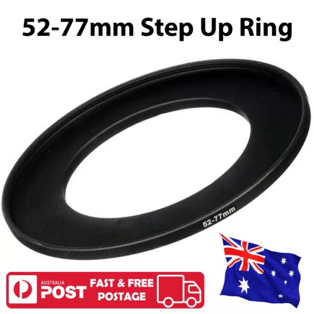 52-77 mm 52mm to 77mm 52mm-77mm Step-Up Stepping Up Ring Filter Adapter