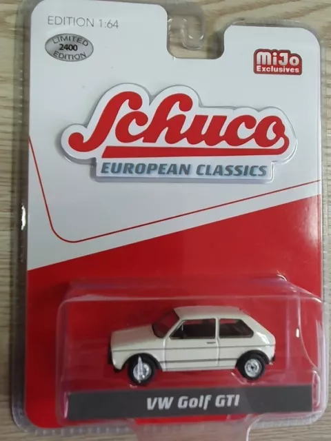 Volkswagen Vw Golf Gti Blanche - 1/64 Schuco