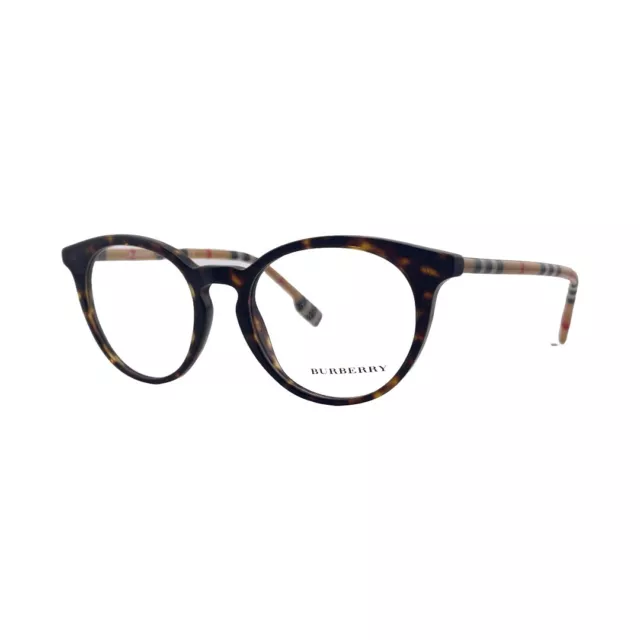 Burberry BE2318 Chalcot Dark Havana Eyeglasses Frames 49mm 18mm 140mm - 3854