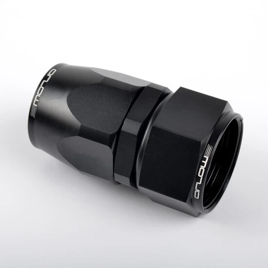 Arlows Alu Fitting Dash 16 - gerade - ( Schwarz, 1 5/16 - 12 UNF )
