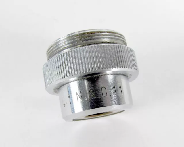 Rolyn Microscope Objective Lens 4:1 N.A. 0.11