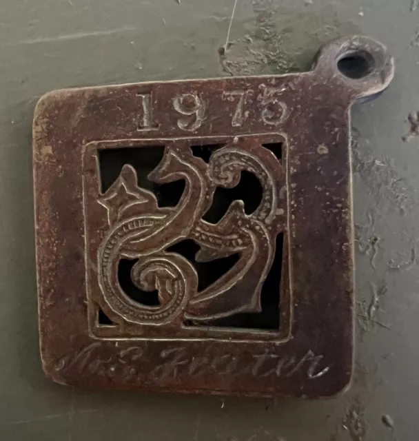 Sydney Cricket Ground 1903 -4 Members medallion fob badge enamel 3