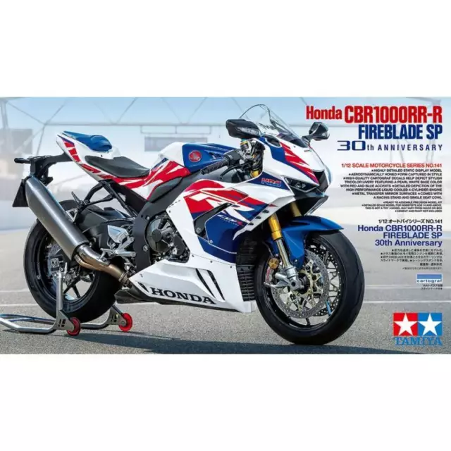 Maquette Moto Honda Cbr1000rr-r Fireblade Sp 30th Anniversary Tamiya 14141 1/12è