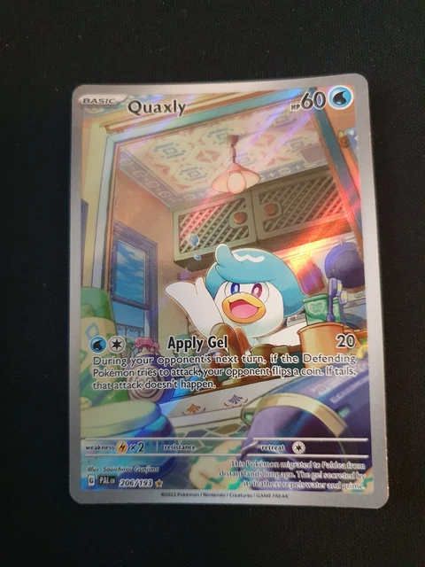 Quaxly - 206/193 Paldea Evolved (Pokemon) Full Art Illustration Rare