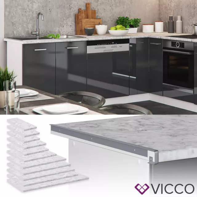 VICCO Arbeitsplatte Küchenarbeitsplatte Küchenschrank für alle R-LINE Schränke