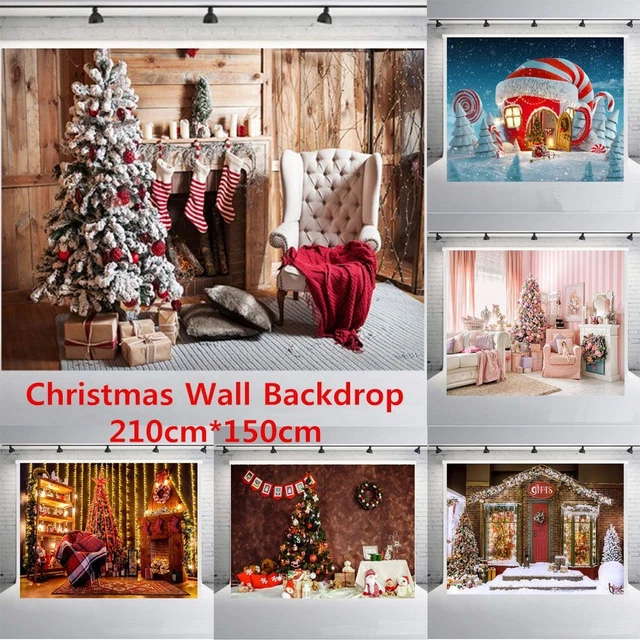 Noël Tissu de fond de photographie Accessoires photo Toile de fond
