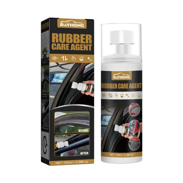 Rubber Seal Conditioner Car Plastic Care High Gloss Rubber Seals Agent 100ml