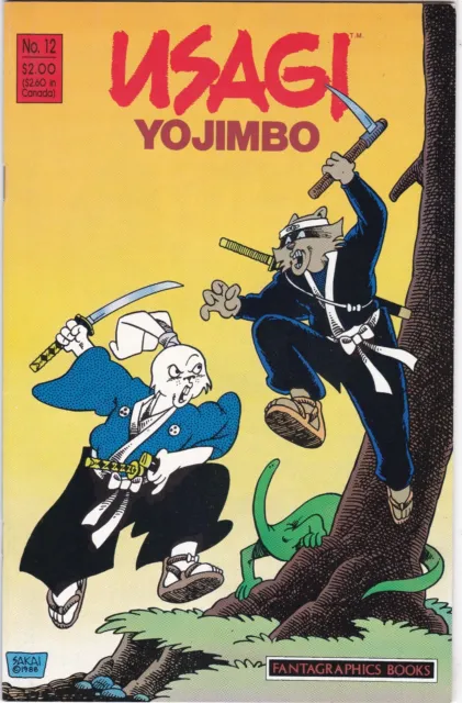 Usagi Yojimbo #12 Comic, October 1988, Fantagraphics Books, Sakai