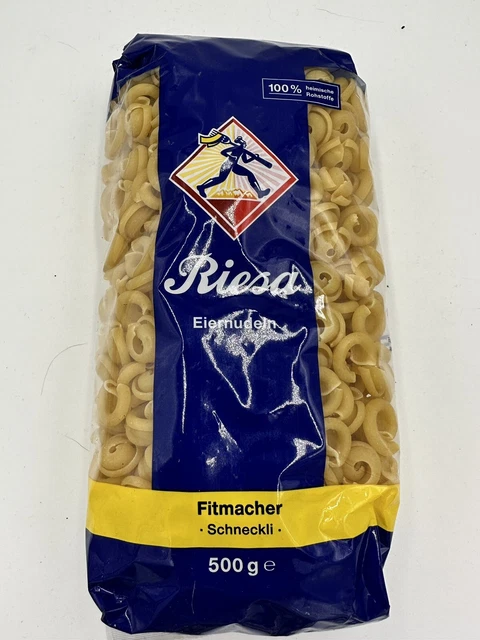 Riesa Eiernudeln - Fitmacher - Schneckli 500g - MHD 01/25 #NK346