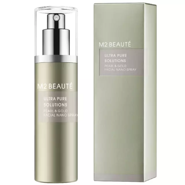 M2 Beauté Ultra Pure Solutions Pearl & Gold  Facial Nano Spray 75 ml