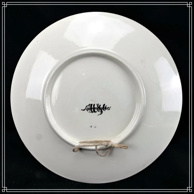 ASSIETTE EN SARREGUEMINES FROMONT RICHARD art nouveau style mucha D) 2