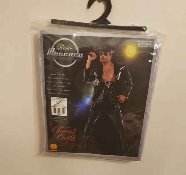 Bravado Freddie Mercury Costume Deluxe Concert Outfit-one Size.NIP