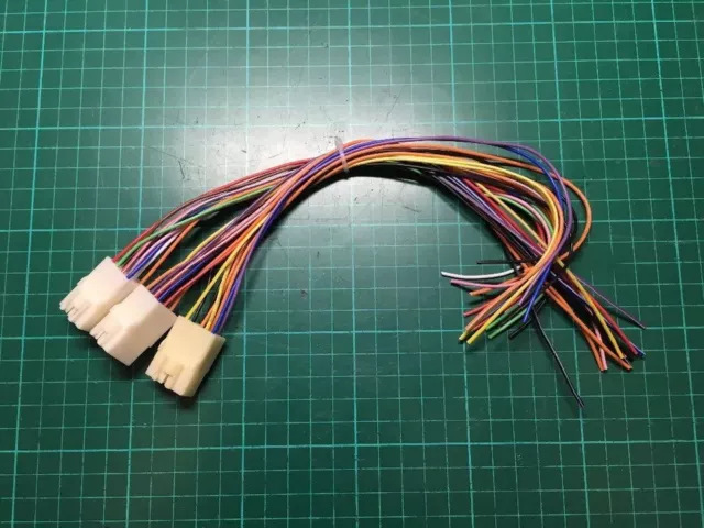 Cable 2 Players 6 Boutons Brook PCB Sega AMP Astro City Borne Arcade cablage