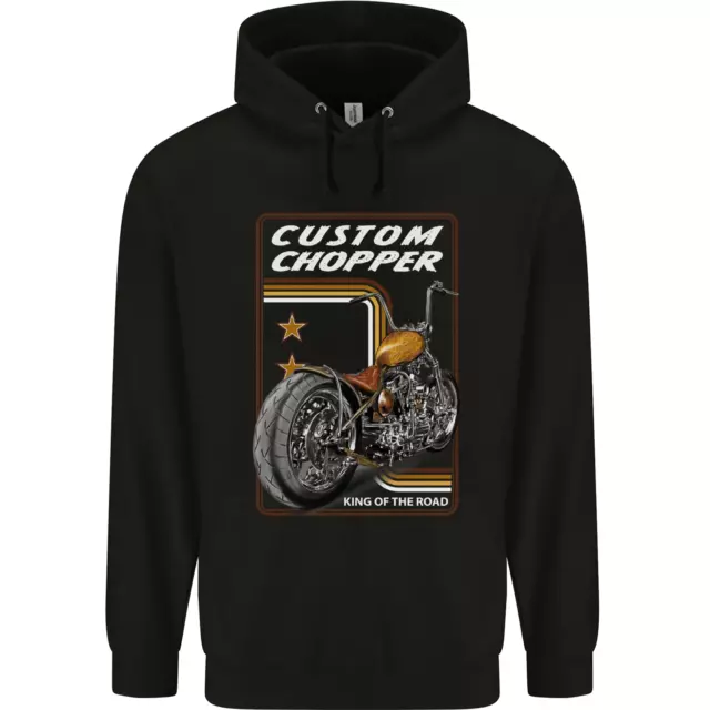 Biker Custom Chopper Motorbike Motorcycle Childrens Kids Hoodie