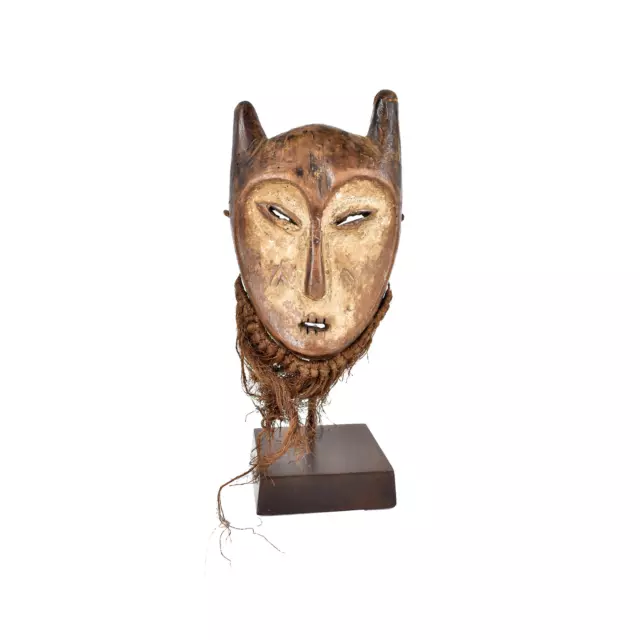 Lega Mask with Beard on Custom Base Congo