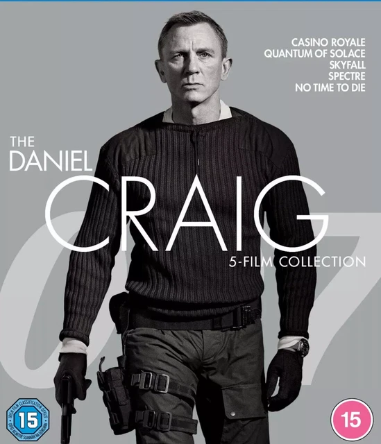 DANIEL CRAIG 5-FILM Collection (Blu-ray/4K) James Bond. *PLEASE READ ...