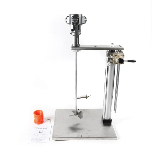 Pneumatic Tank Barrel Paint Mixer Stand Agitator Mixing Beater 5 Gallon/20L Tank