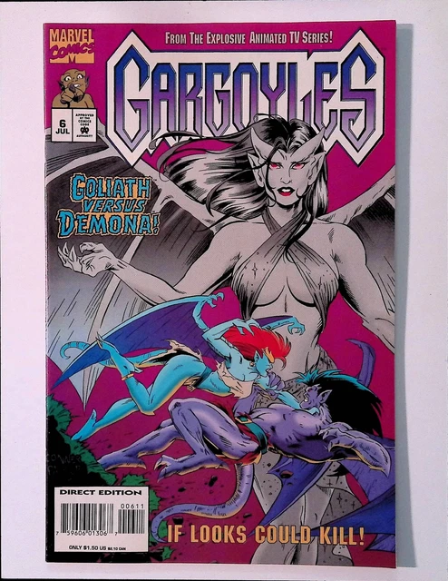 Gargoyles (1995) #6 VF Marvel Comic Rare Low Print Goliath Vs Demona TV Show