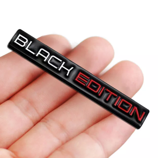 3D Black Edition Logo Emblem Badge Auto SUV Car Body Window Trunk Decal Sticker