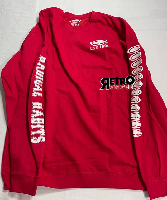 SRH - Sweatshirt RED 3XL XXXL NuMetal Punk Rock Surfing Skateboarding Music Rap